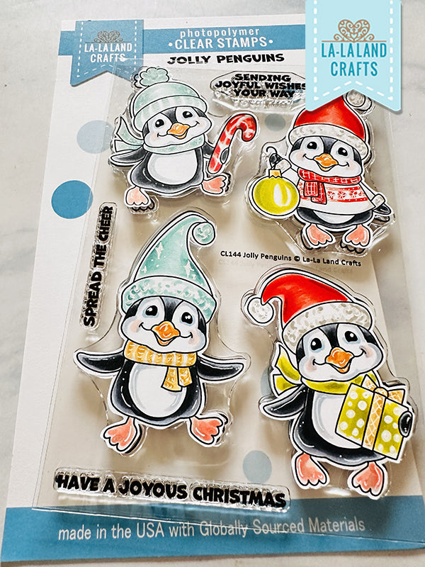 Jolly Penguins Clear Stamp Set