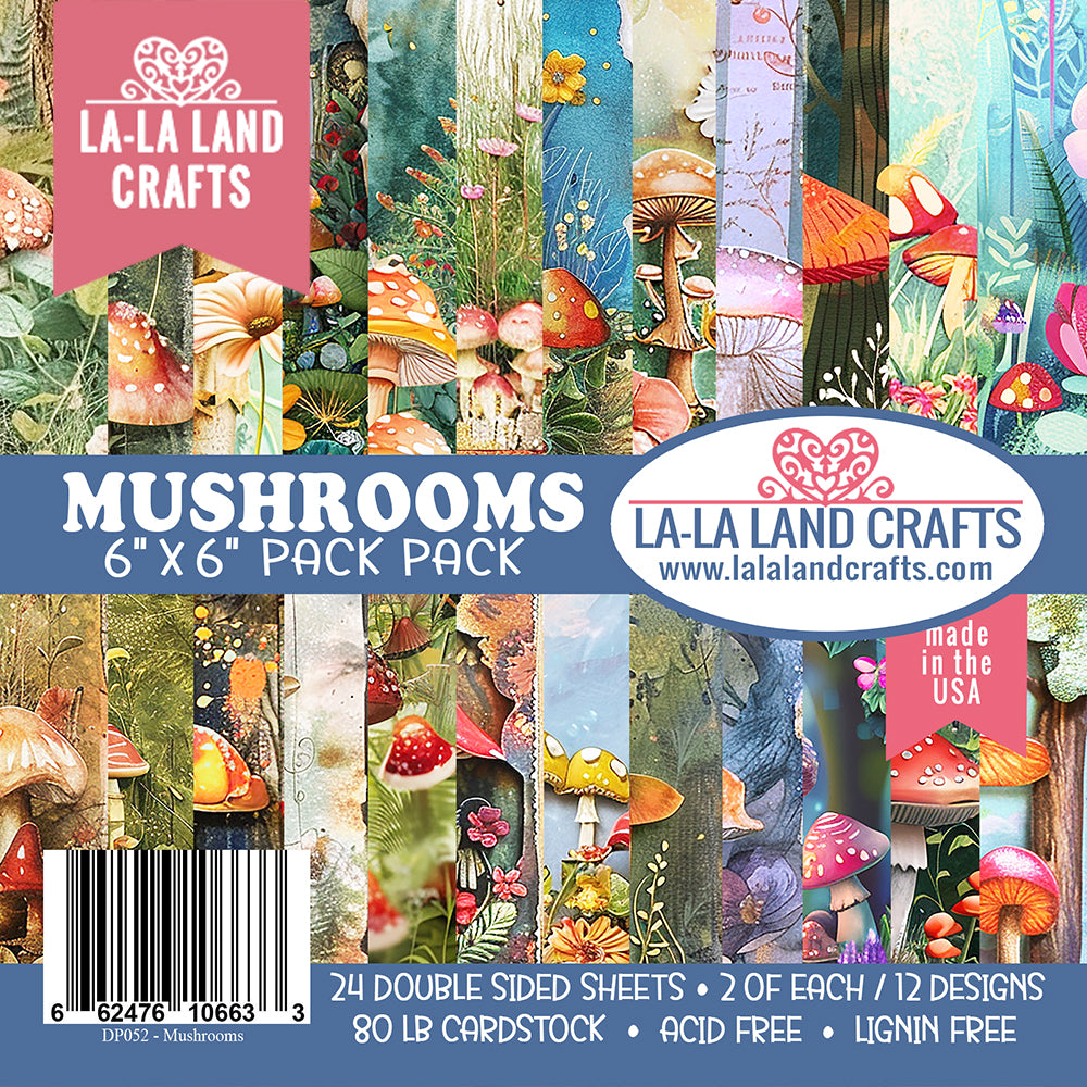 Mushrooms 6x6 Paper Pack
