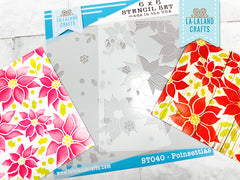 Poinsettias Stencil Set