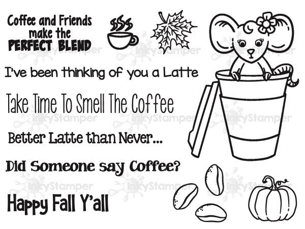 Latte Stamp and Die Set
