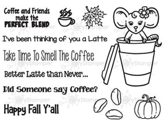 Latte Stamp and Die Set