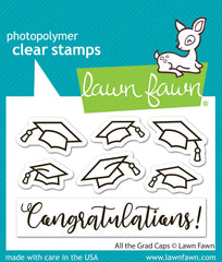 All the Grad Caps Stamp Set