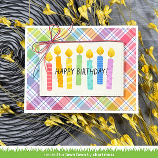 Lawn Fawn Birthday Candles Stencils