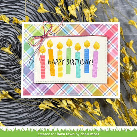 Birthday Candles Stencils