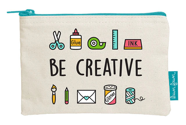 Lawn Fawn F2905_Be Creative Zipper Pouch_sml Organizer Supply Storage