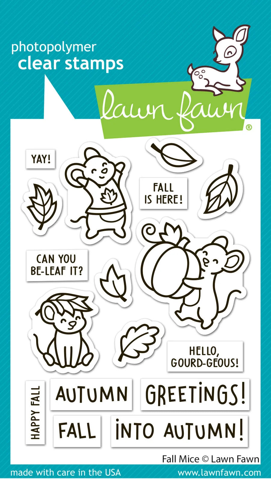 Fall Mice Stamp Set