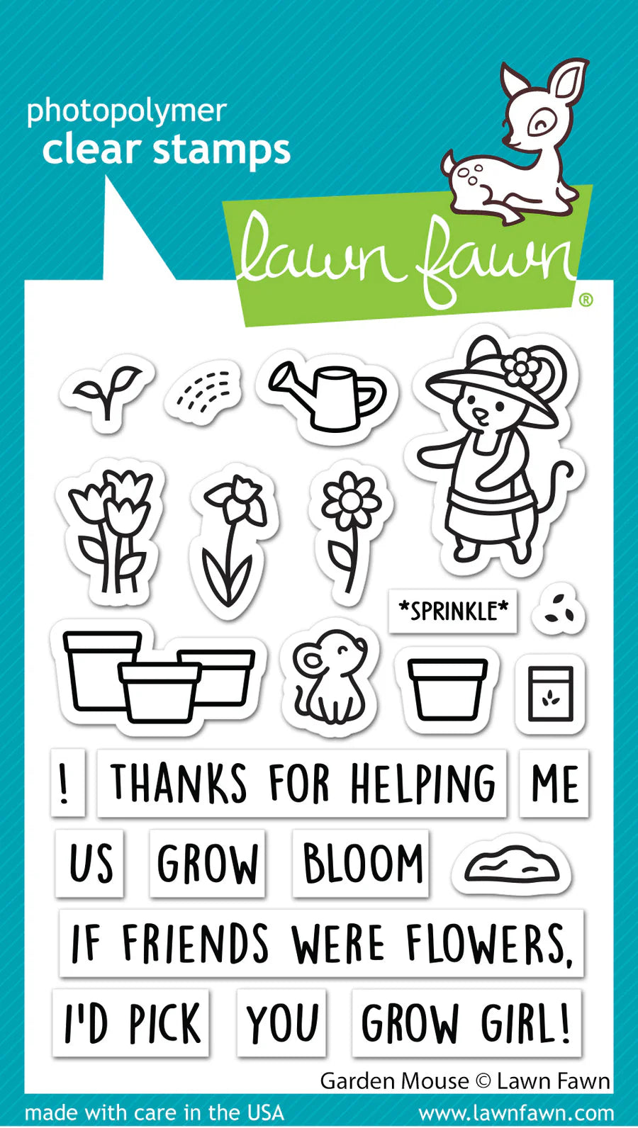 Garden Mouse Stamp Set