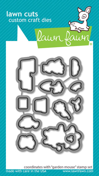 Lawn Fawn LF3365 Garden Mouse Lawn Cuts