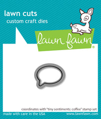 Tiny Sentiments: Coffee Lawn Cut Die