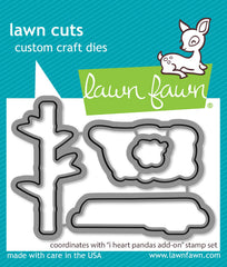 I Heart Pandas Add On Lawn Cuts Dies