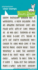 Henry's Build-a-Sentiment: Birthday Stamp Set