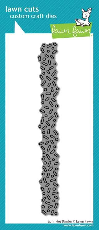 Lawn Fawn LF3807 Sprinkles Border Lawn Cuts Die