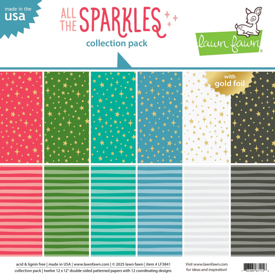 Lawn Fawn LF3841_All The Sparkles 12x12 Paper Collection Pack