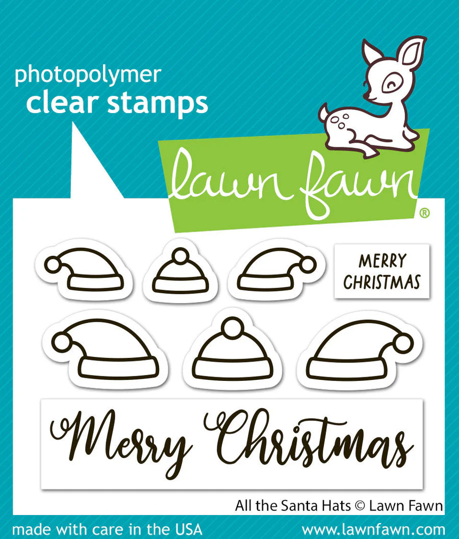 Lawn Fawn LF3904_All The Santa Hats Stamp Set