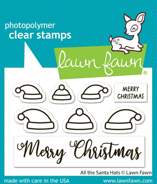 Lawn Fawn LF3904_All The Santa Hats Stamp Set