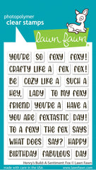 Henry's Build-a-Sentiment: Fox