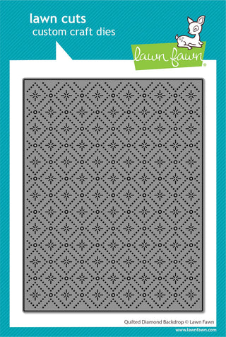 Lawn Fawn LF3920_Quilted Diamond Backdrop Lawn Cuts Die