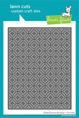 Quilted Diamond Backdrop Texture Die