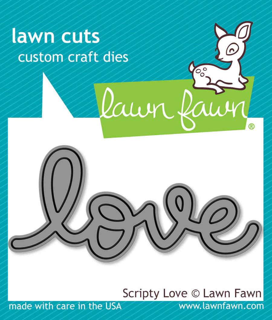 Lawn Fawn Scripty Love Die