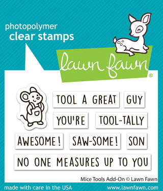Lawn Fawn Mice Tools Add On Stamp Set