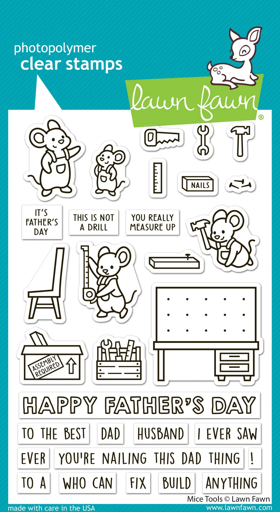 Mice Tools Stamp Set