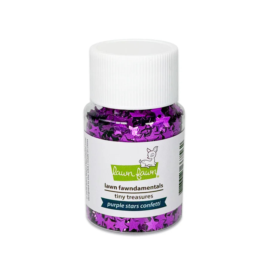 Purple Stars Confetti