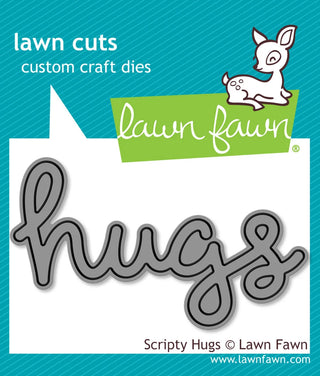 Lawn Fawn Scripty Hugs Word Die