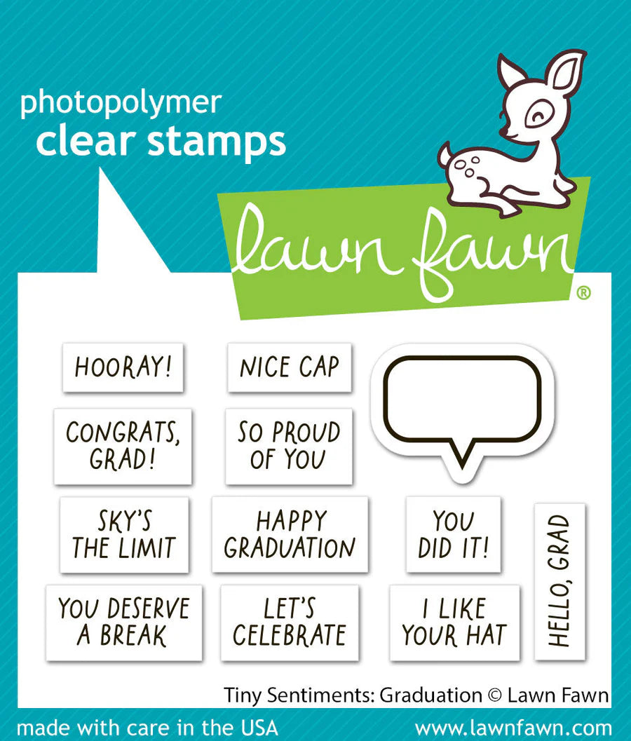 Tiny Sentiments: Graduation Stamp Set