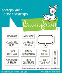 Tiny Sentiments: Graduation Stamp Set