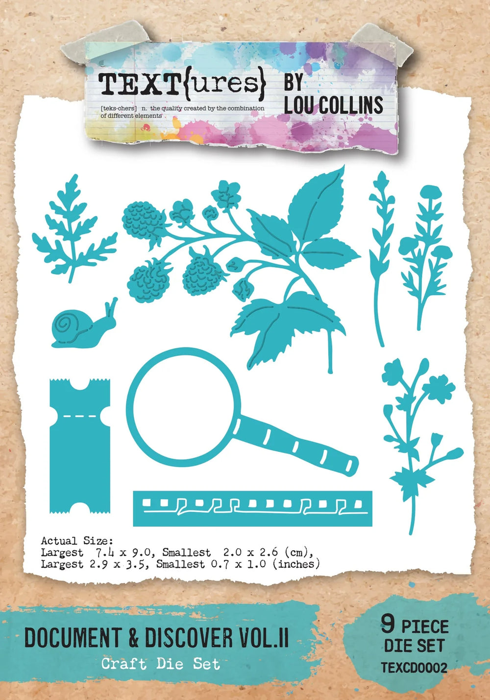 TEXT{ures} Document & Discover Vol II Craft Die Set