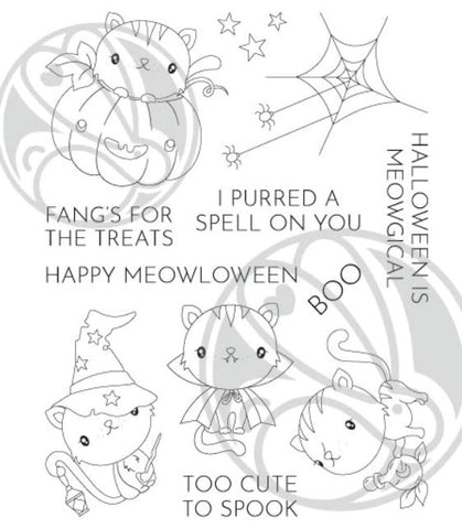 Meowgical 5x6.5 Stamp Set