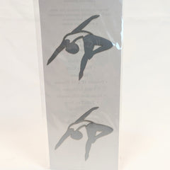 Dancer Gymnast Laser Cut Die Cut Shape - Metallic Silver 2 pc set