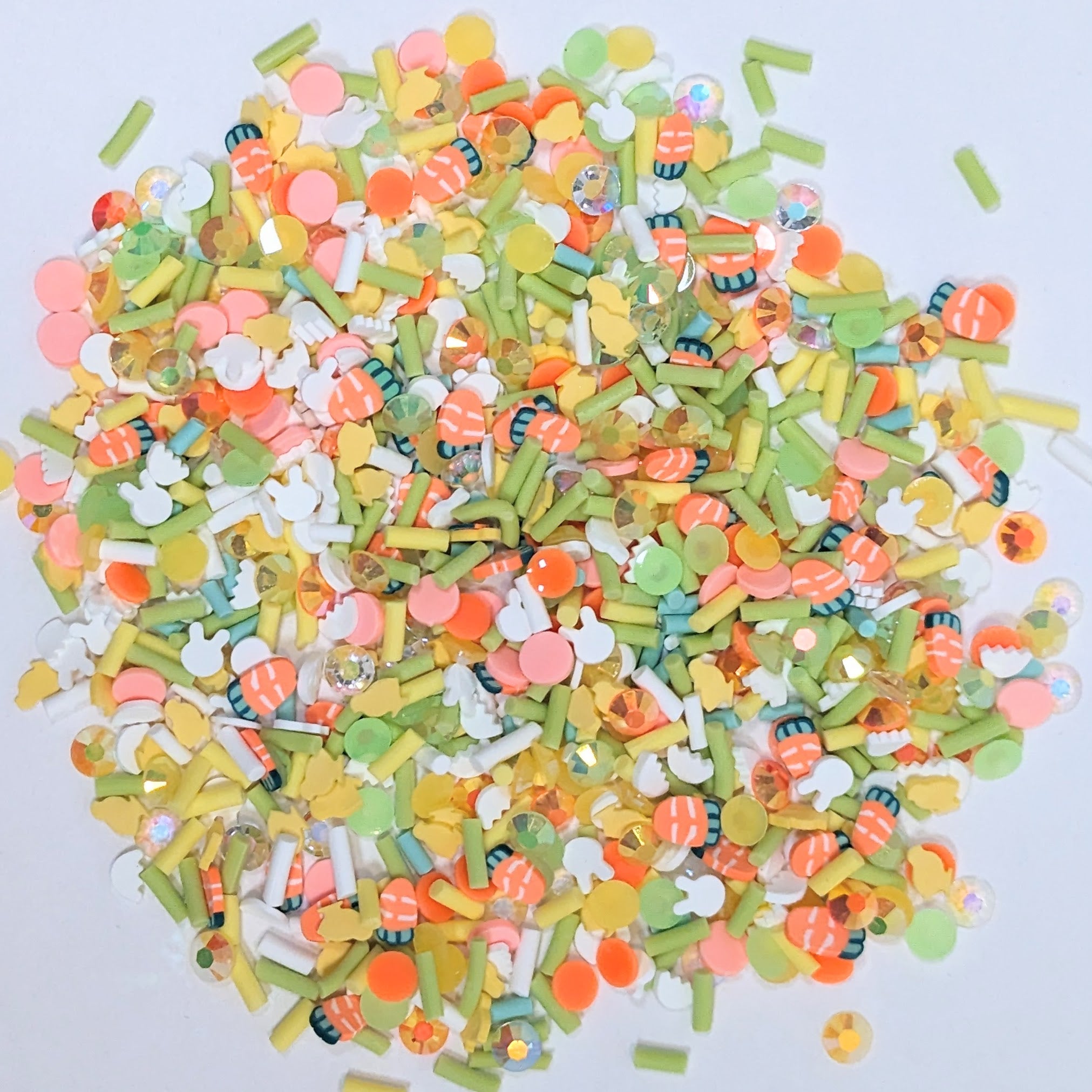 Easter Shaker Sprinkles Mix with Carrots and Chicks, Green Mix