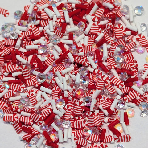 Candy Cane Shaker Sprinkles Mix