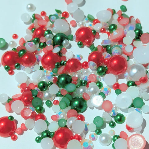 Christmas Pearls Shaker Sprinkles Mix