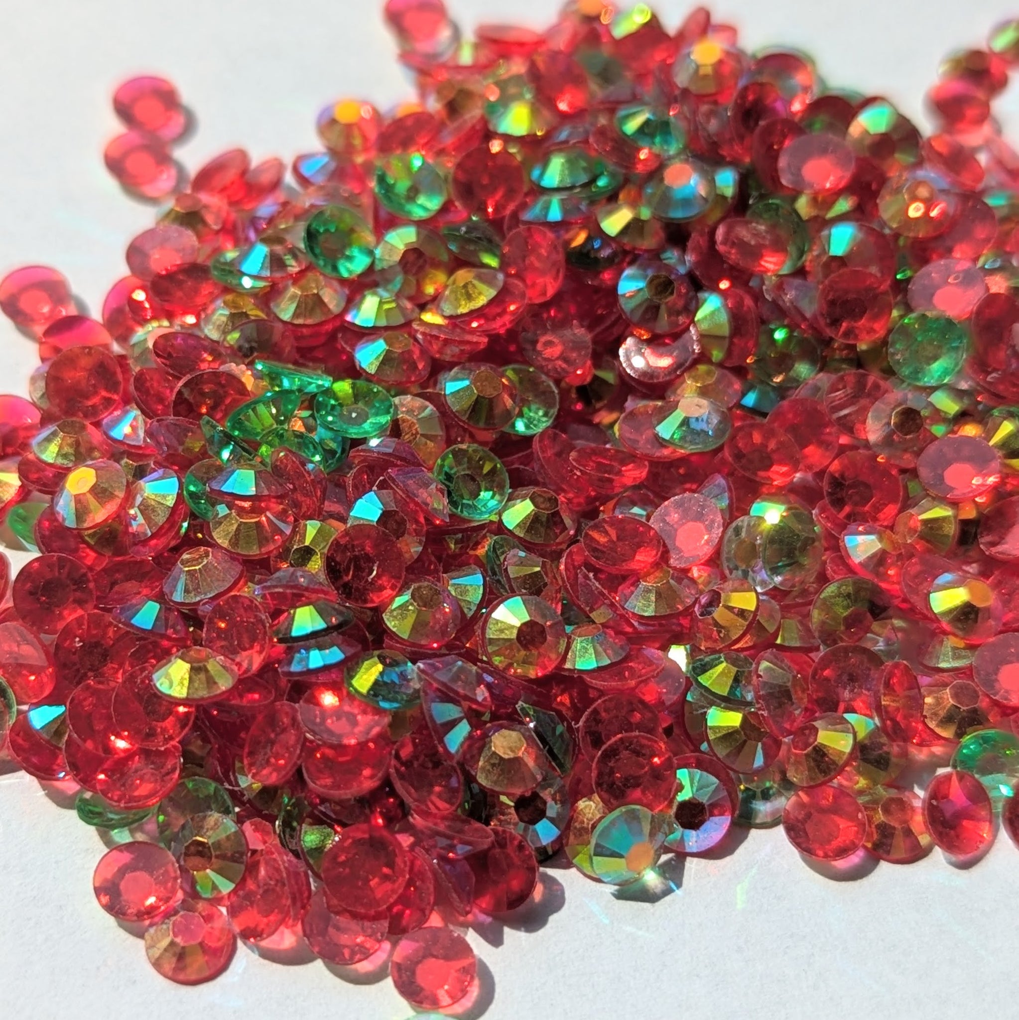 Red & Green Gem Mix Shaker Sprinkles