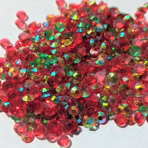 Red & Green Holiday Gem Mix Shaker Sprinkles