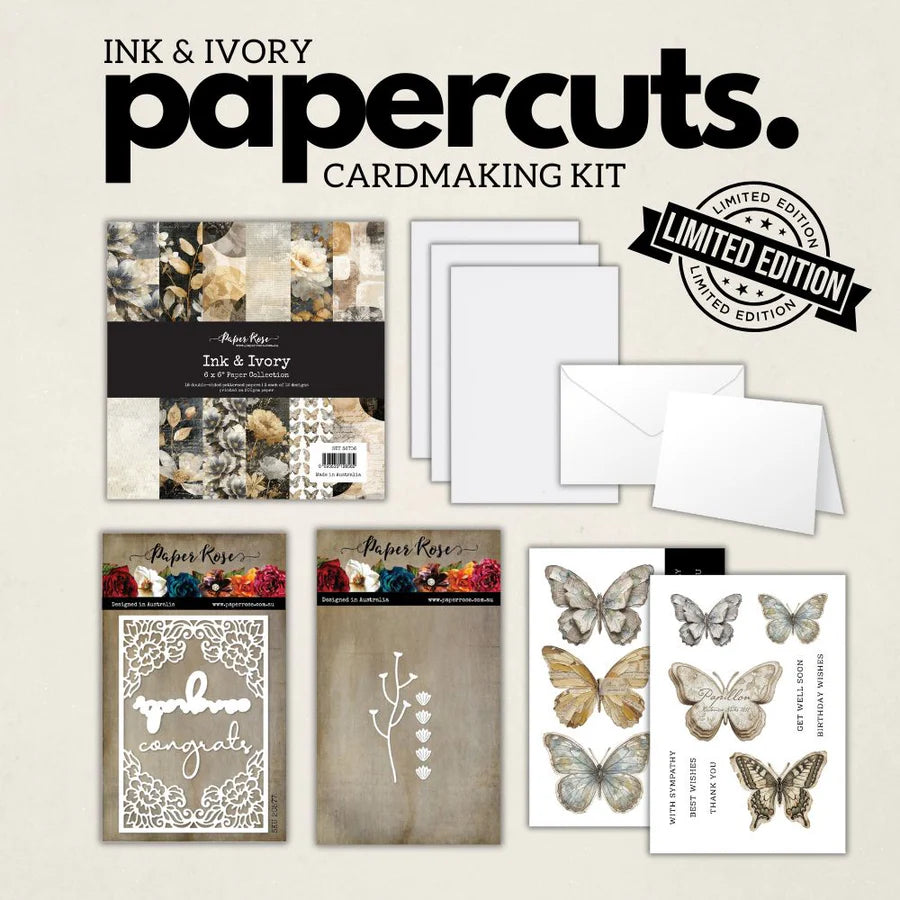 Ink & Ivory Papercuts Limited Edition Cardmaking Kit with Metal Dies