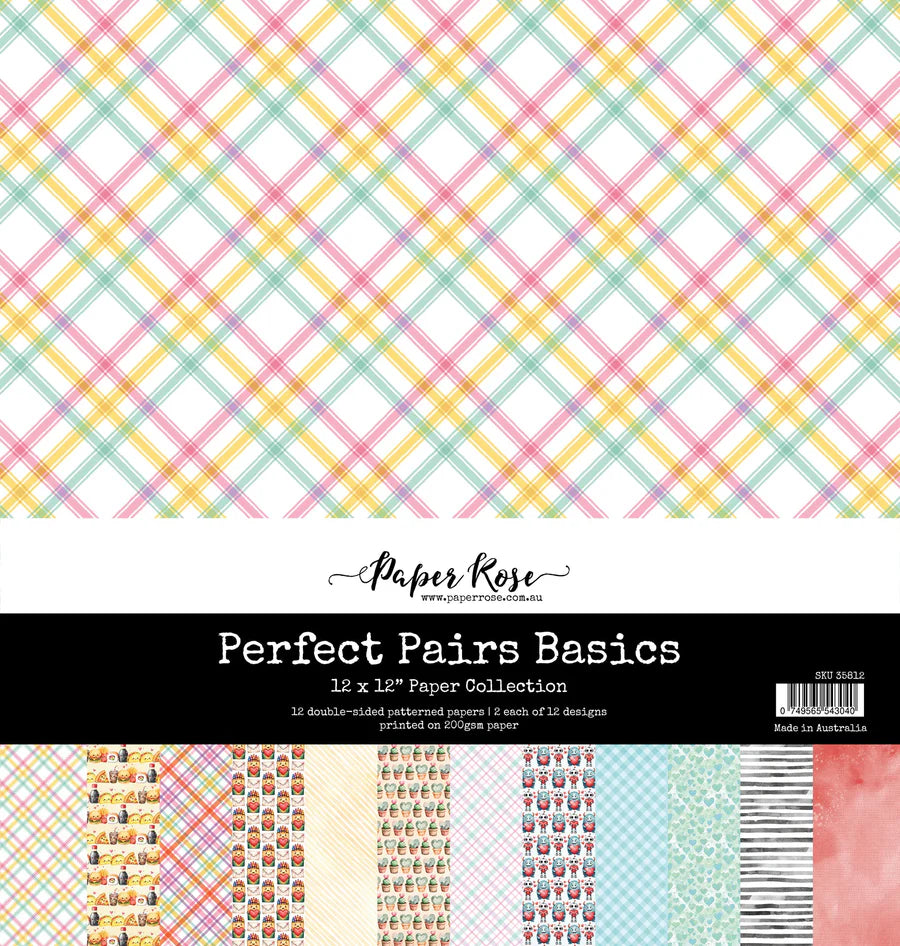 Perfect Pairs Basics 12x12 Paper Collection
