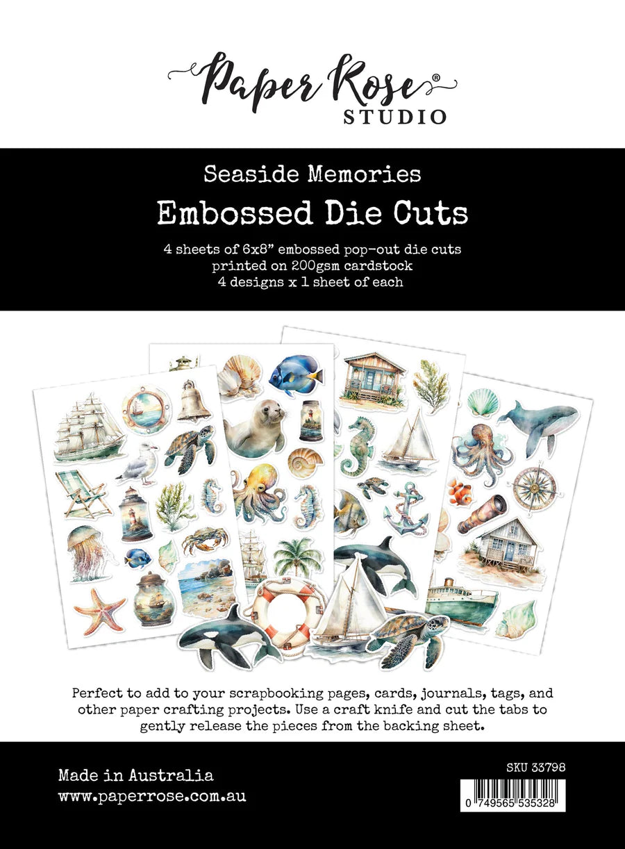 Seaside Memories Embossed Die Cuts