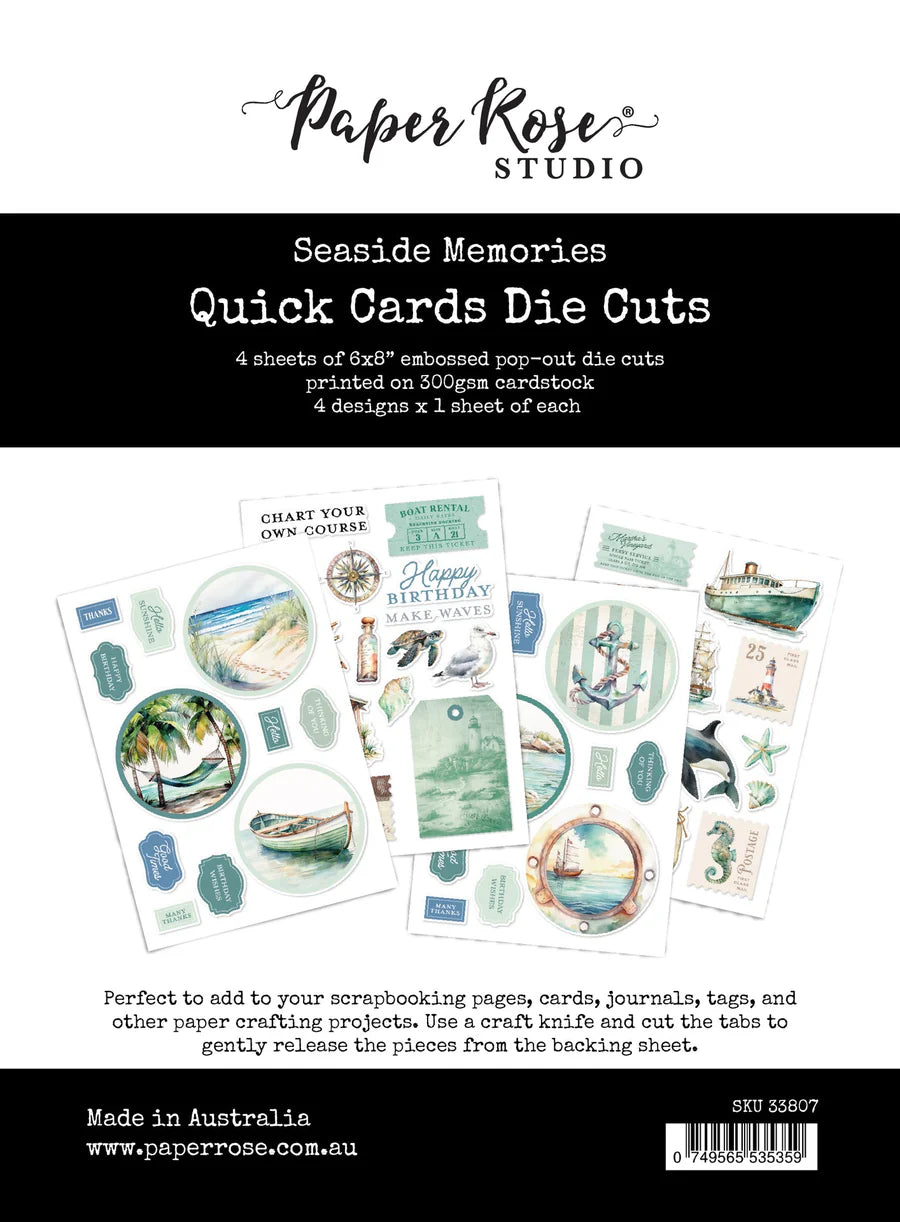 Seaside Memories Quick Cards Die Cuts