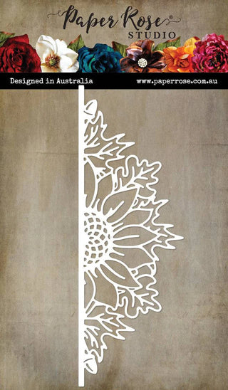Paper Rose Studio Sunflower Border Metal Cutting Die