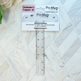 Pear Blossom Press Cardmaker's A7 T-Square for Card Making