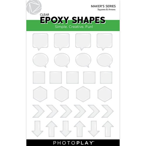 PhotoPlay Epoxy Shapes Squares & Arrows