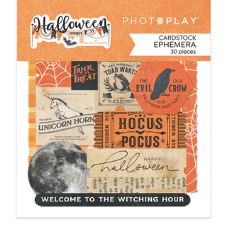 PhotoPlay Halloween Junque Cardstock Ephemera Pack