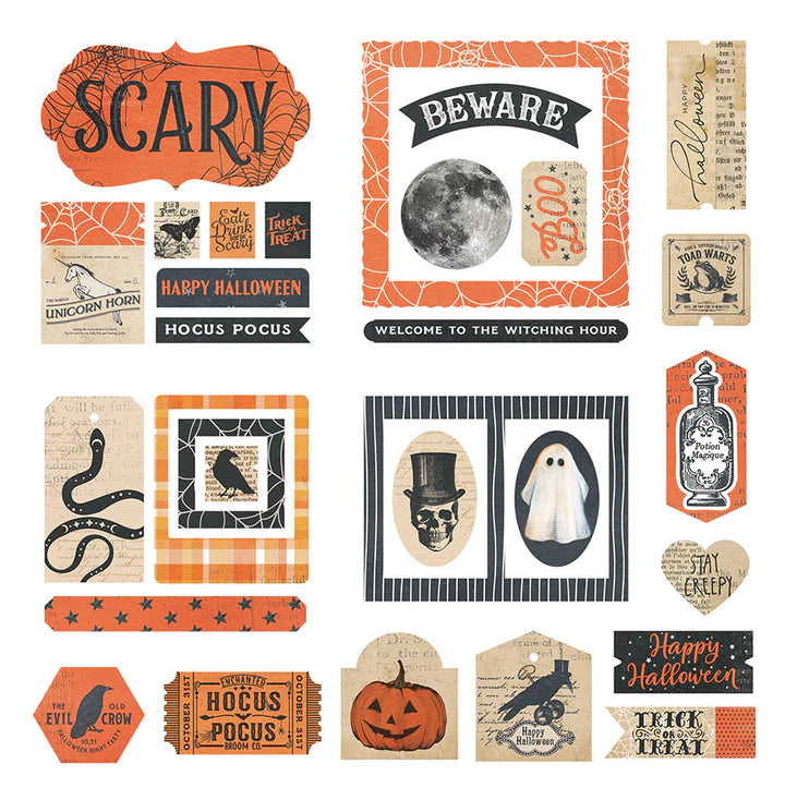 PhotoPlay Halloween Junque Ephemera Die Cut Pack