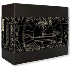 Rectangle Policy Envelope Album - Black