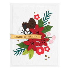 Make it Merry Florals Etched Dies