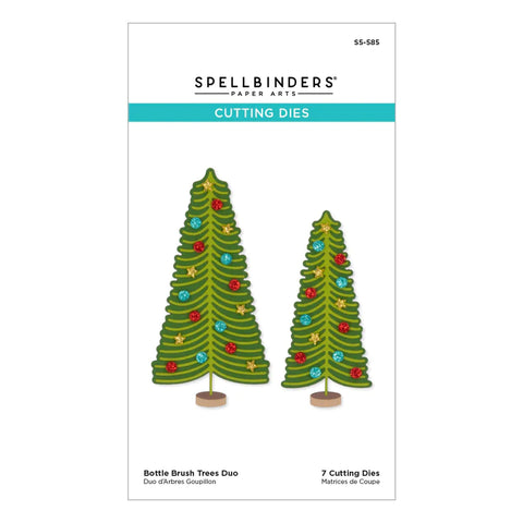 Bottle Brush Trees Duo