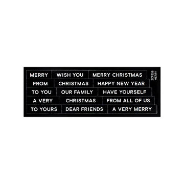 Subsentiments Merry Diecut Sentiment Strips